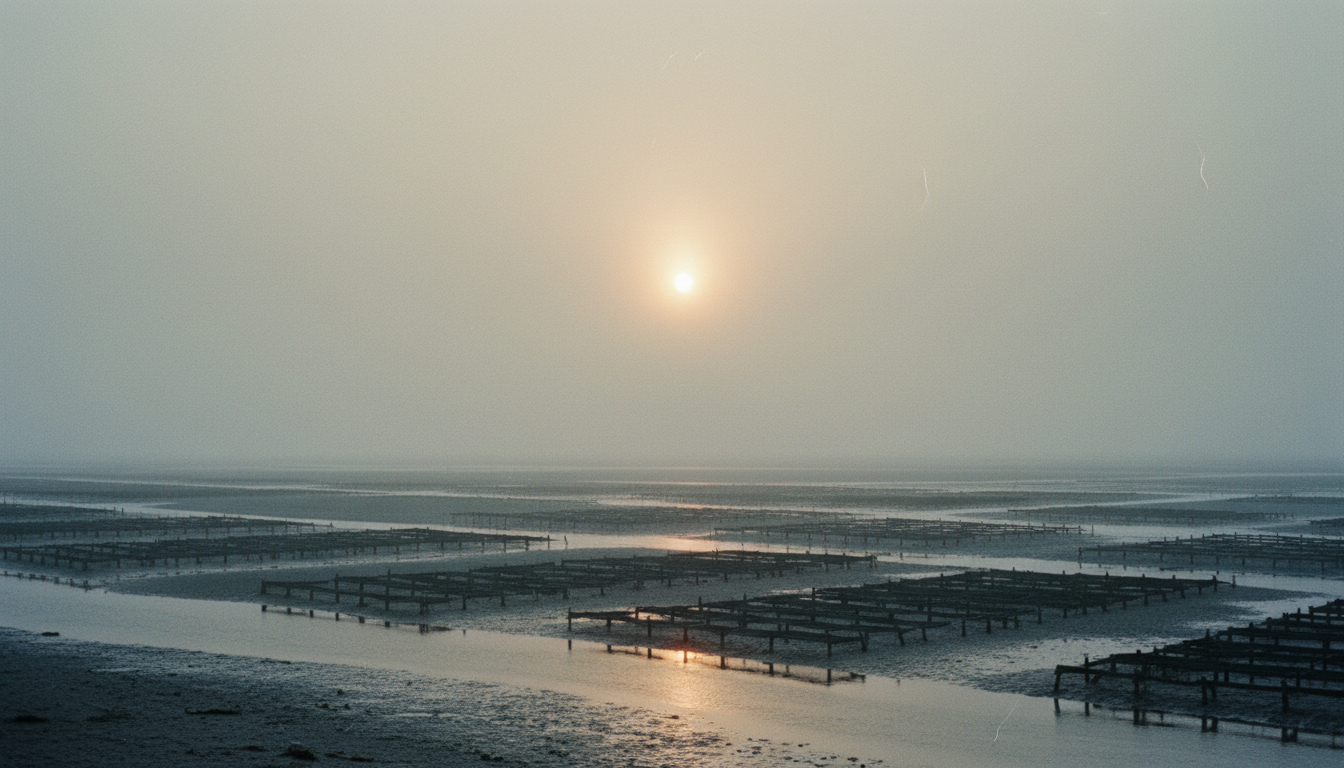 Wellfleet tidal flats at dawn