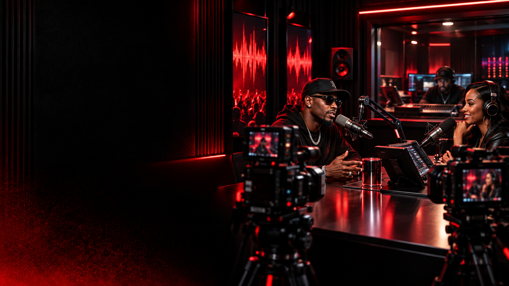Artist recording in a professional FirstPlay studio