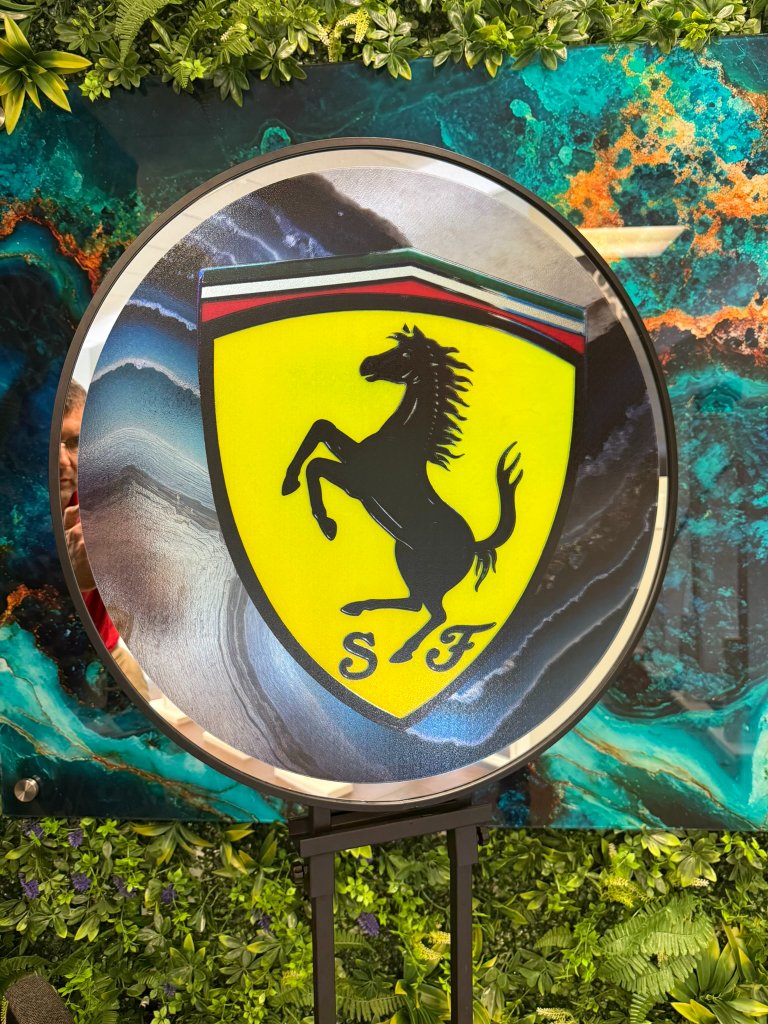 MKG automotive artwork displayed as a collection