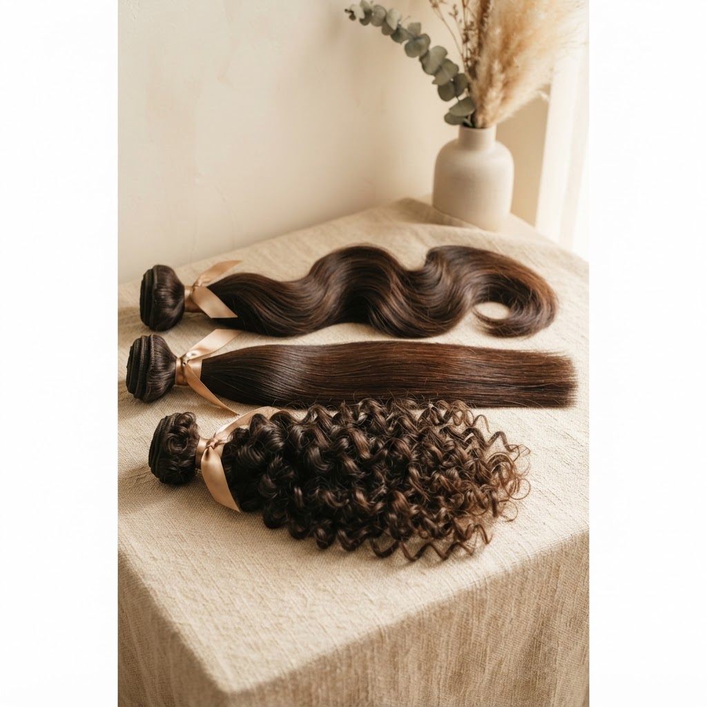 Raw Hair Authority — Black woman, luxury hair, editorial