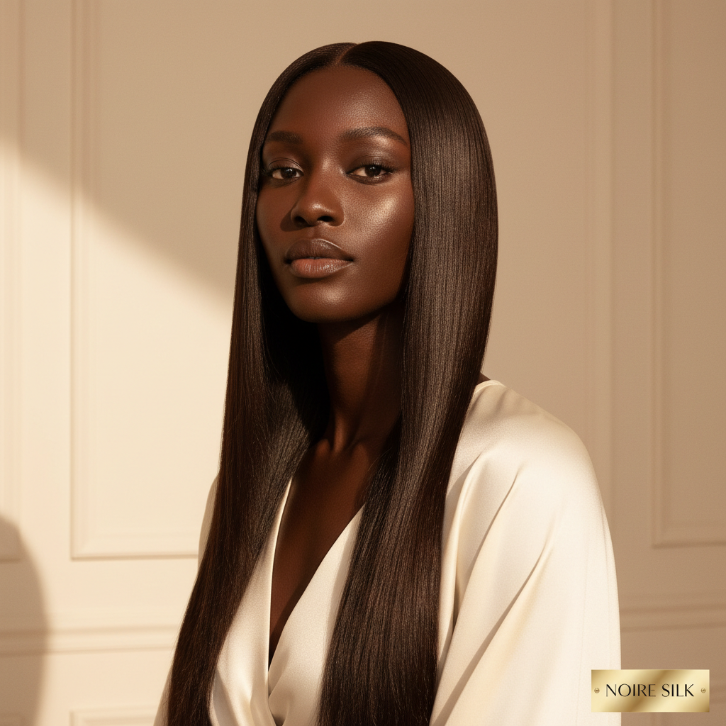 Beautiful Black woman with luxury raw hair, Mirror & Crown editorial