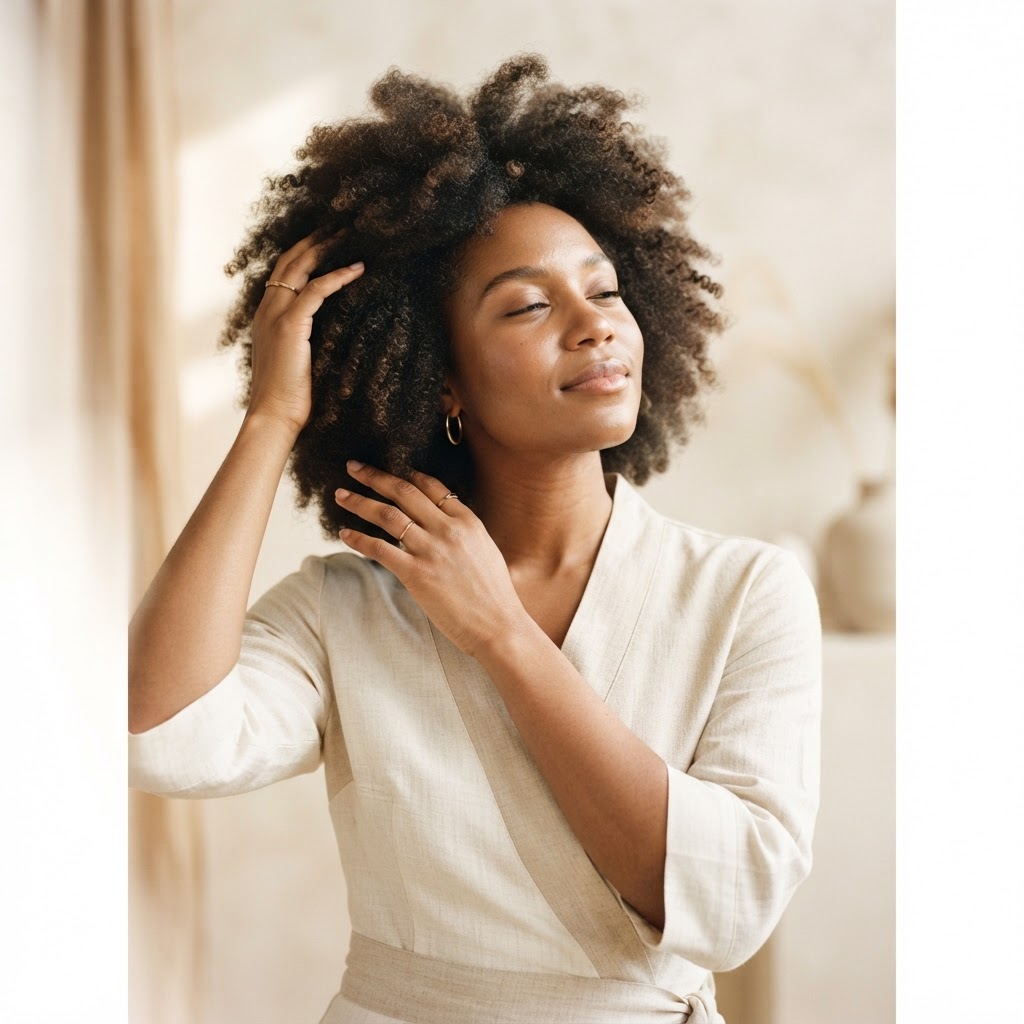What It Means To Honor Your Crown — Black woman, luxury hair editorial