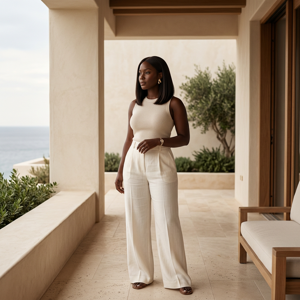 Black woman with luxury hair, confident and radiant