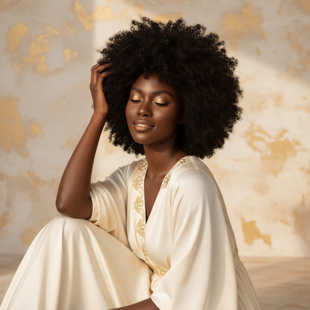 You Are Not Your Hair — Black woman, luxury hair editorial