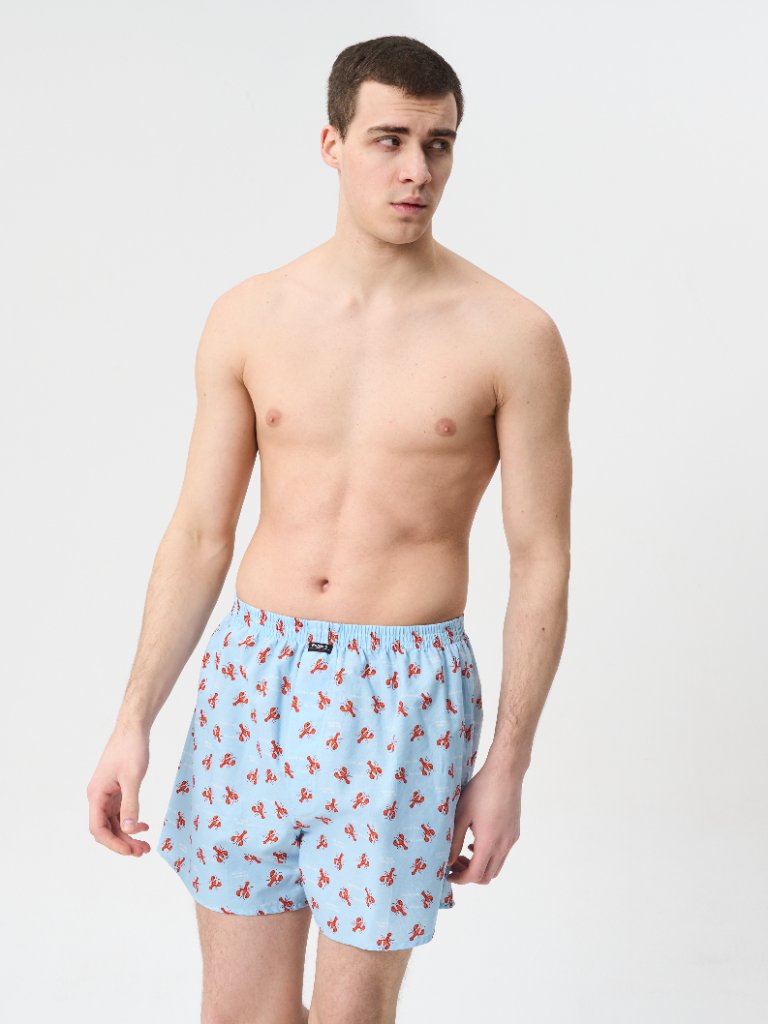 Lobster Print Boxer