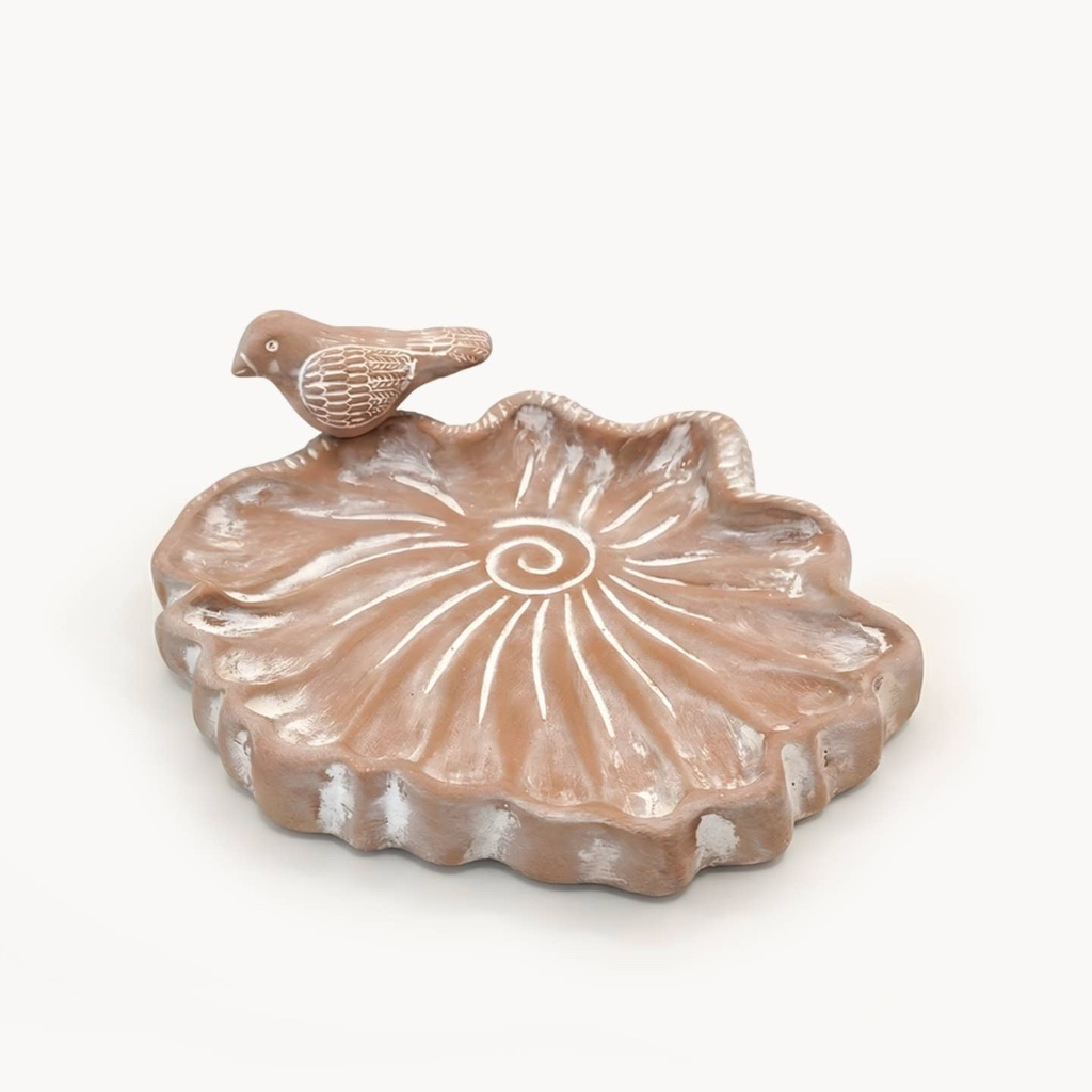 Terracotta Bird-Shaped Dish