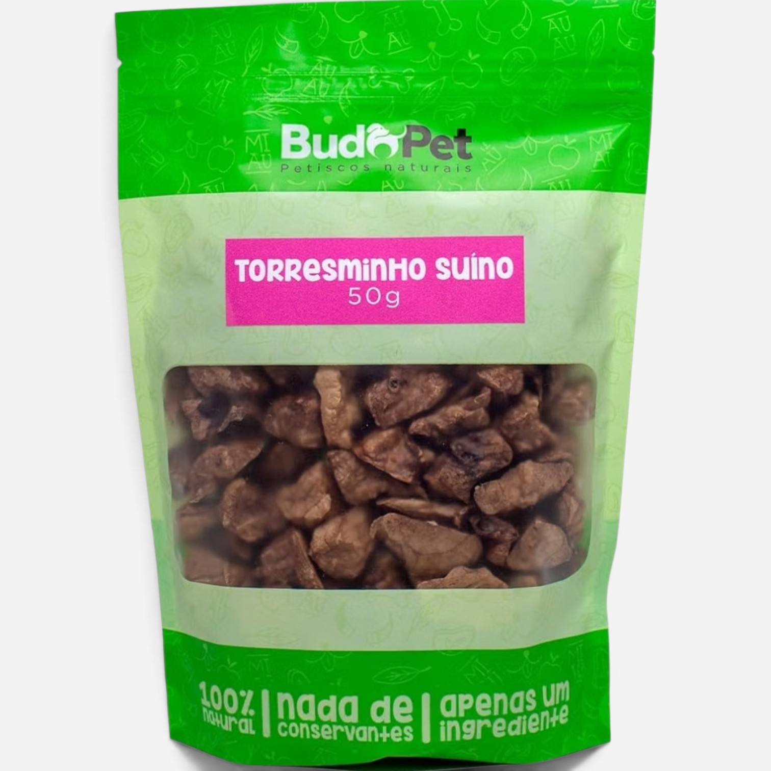 Torresminho Pulmão Suíno 50g - Budopet