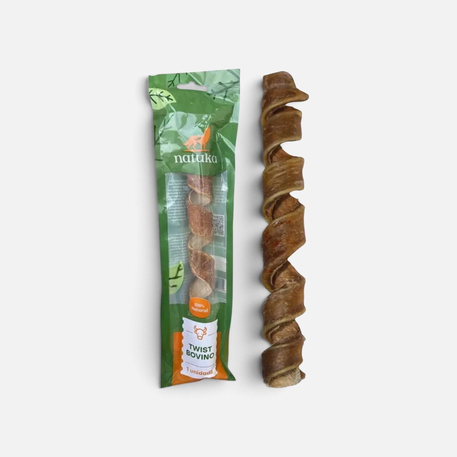 Natuka Twist Couro Bovino Espiral 1un
