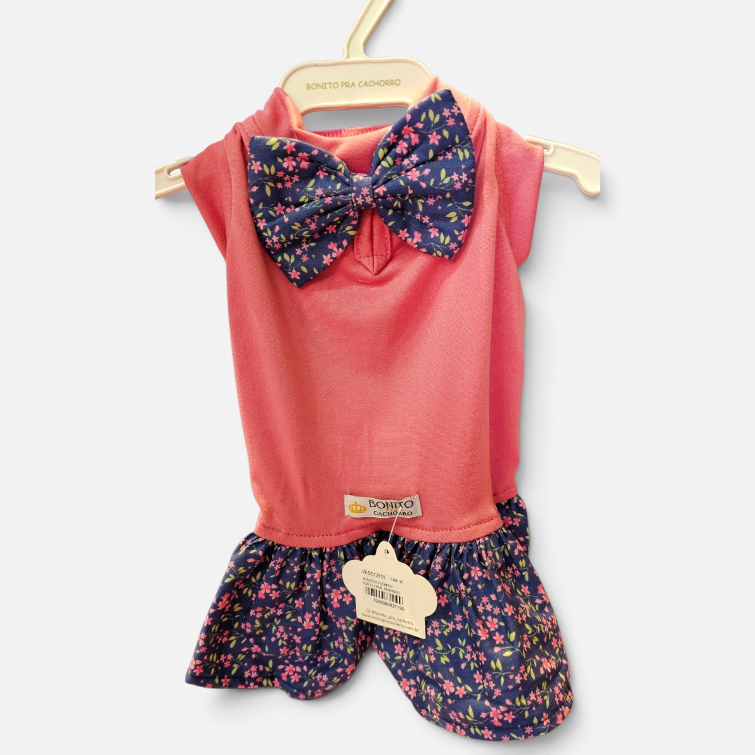 Vestido Floral Marinho