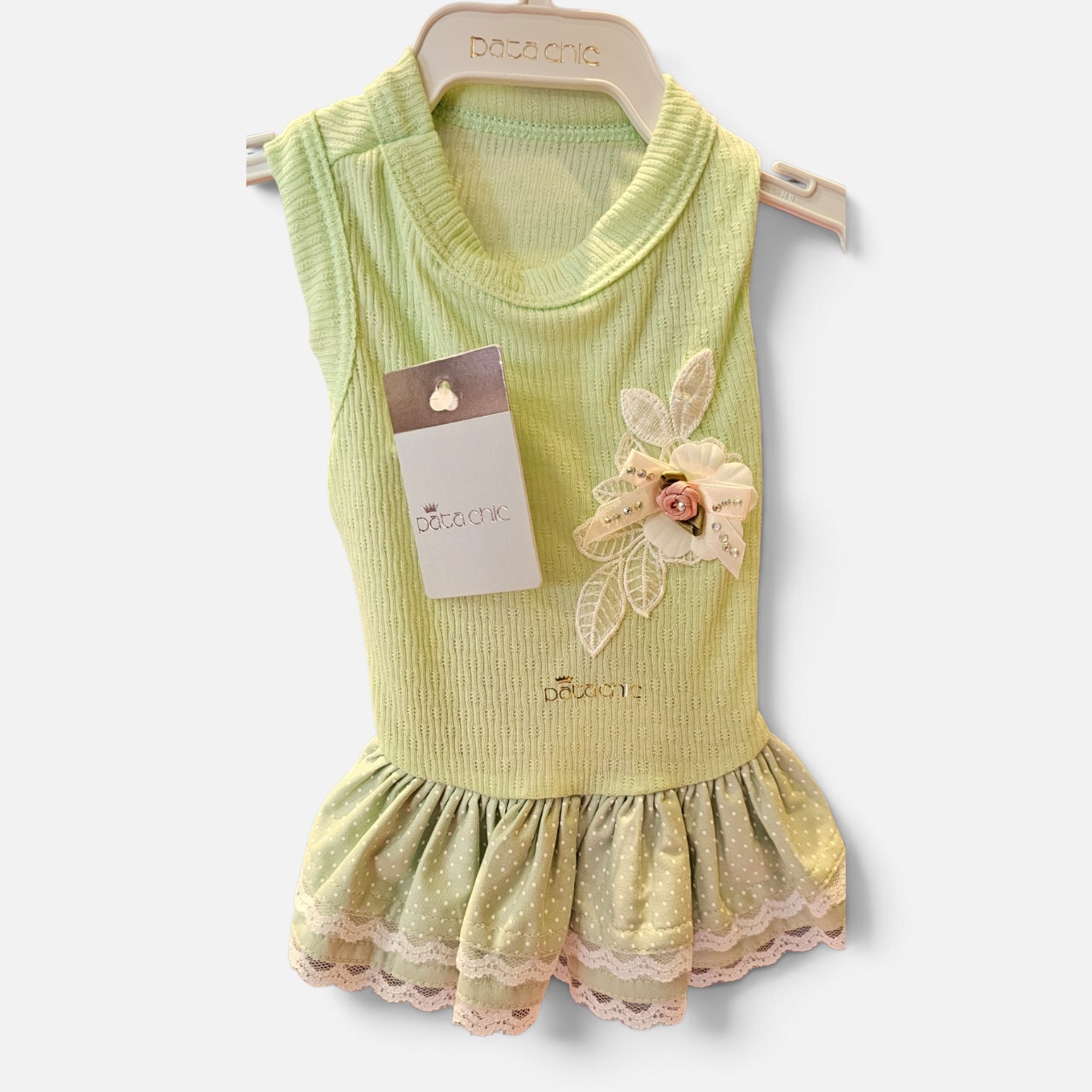 Vestido Pata Chic Flowers Verde