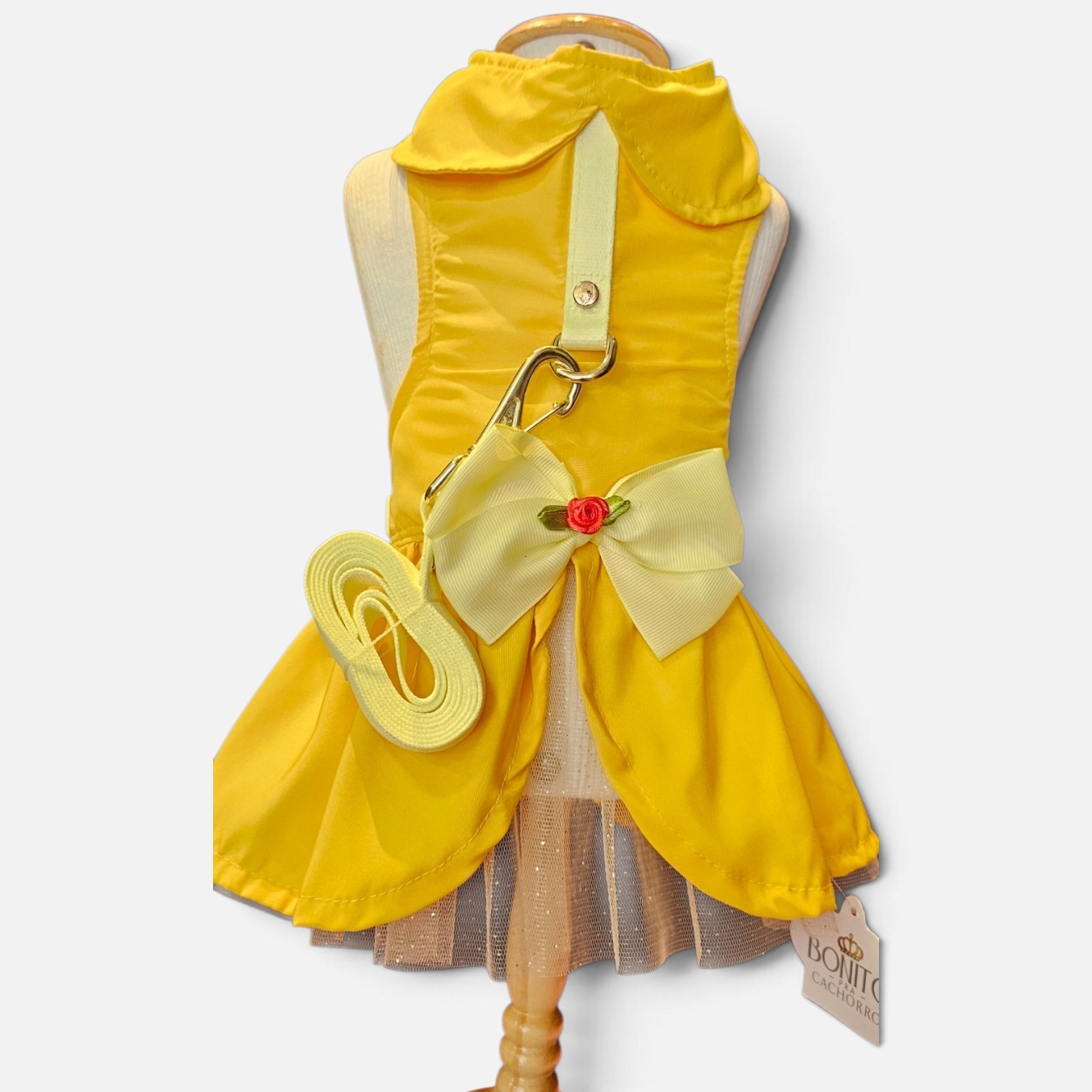 Vestido Lady Bela Amarelo