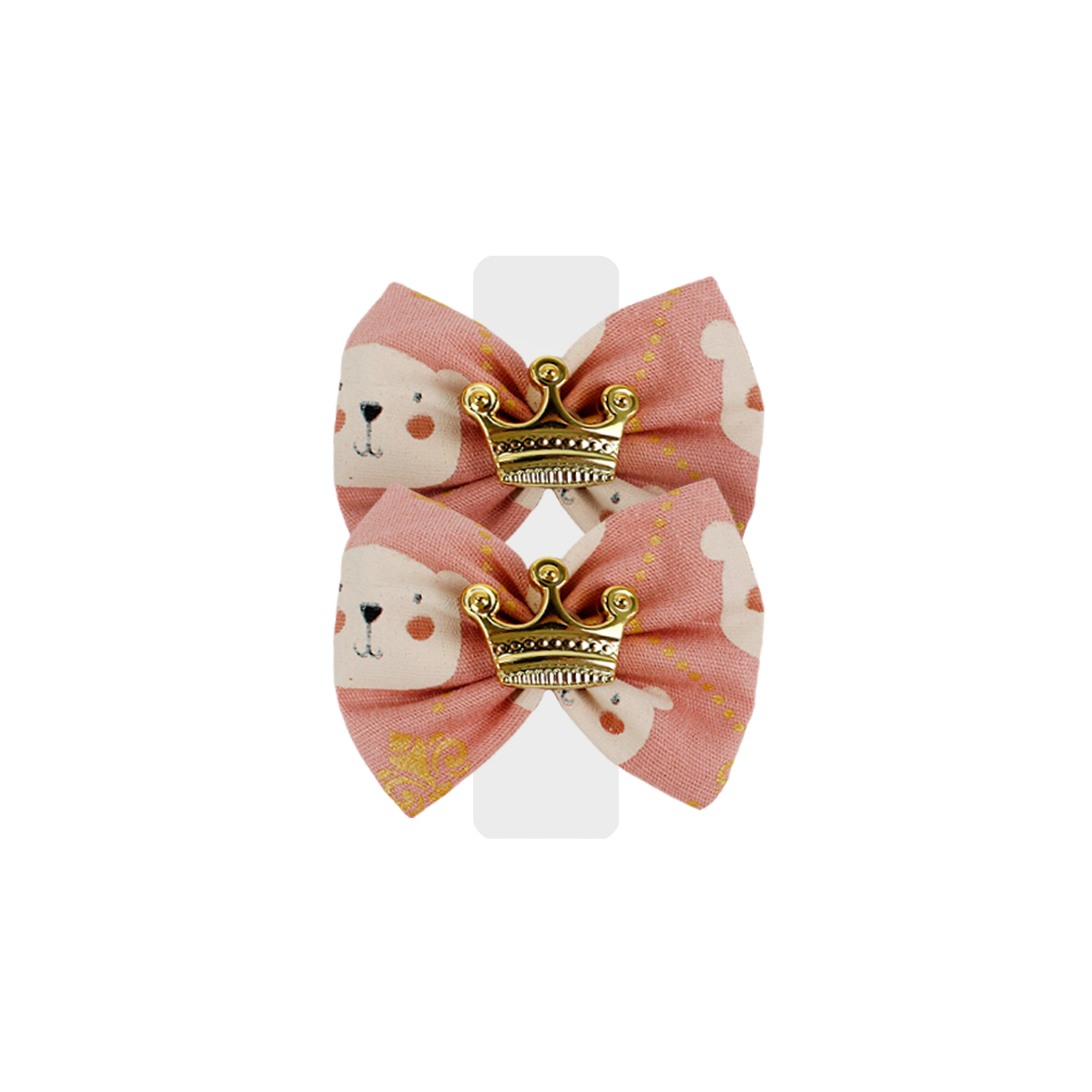Laço Classic Urso Rose 2un - M