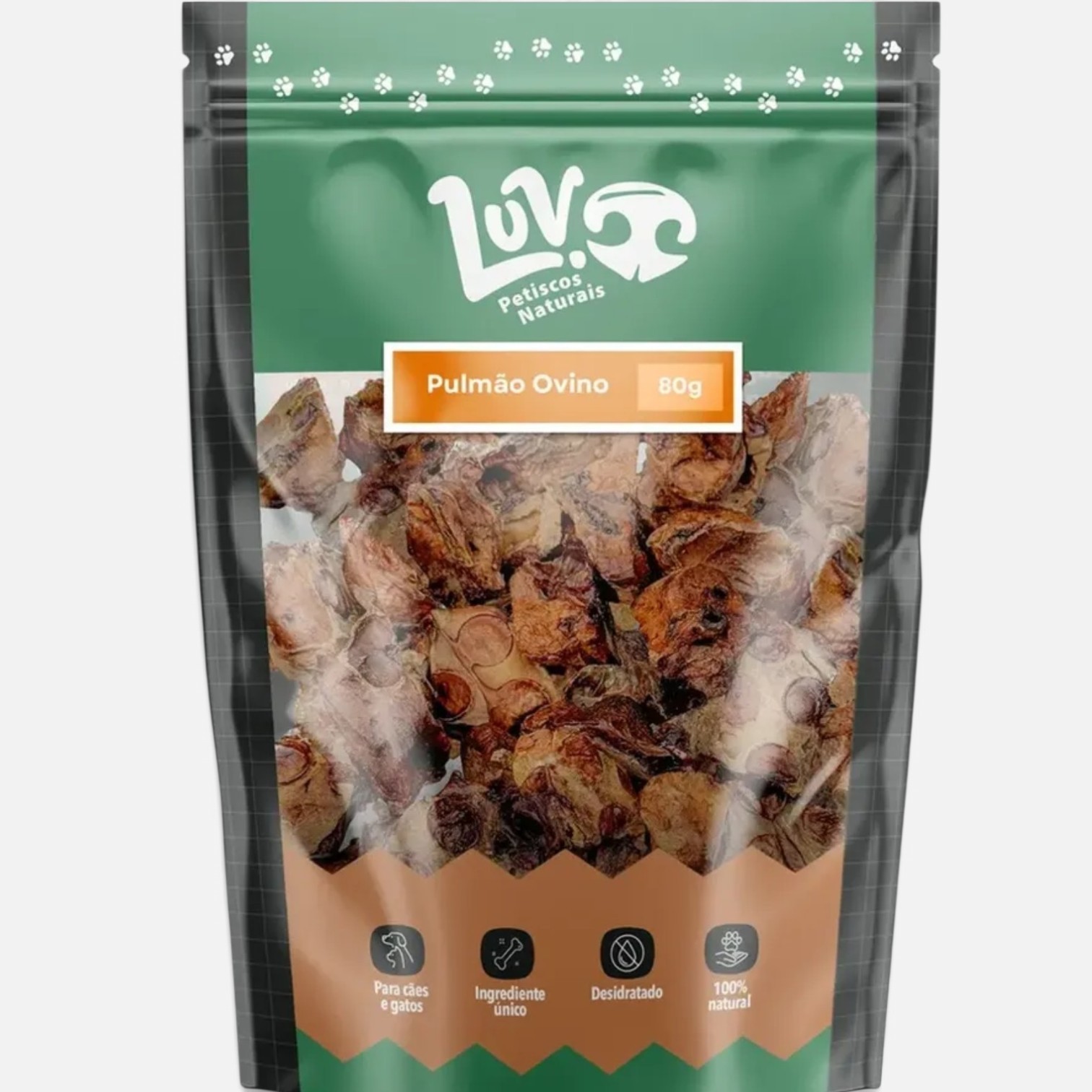 Pulmão Ovino 100g - Luv