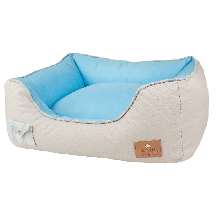 Cama Elegance Classic Xadrez Azul