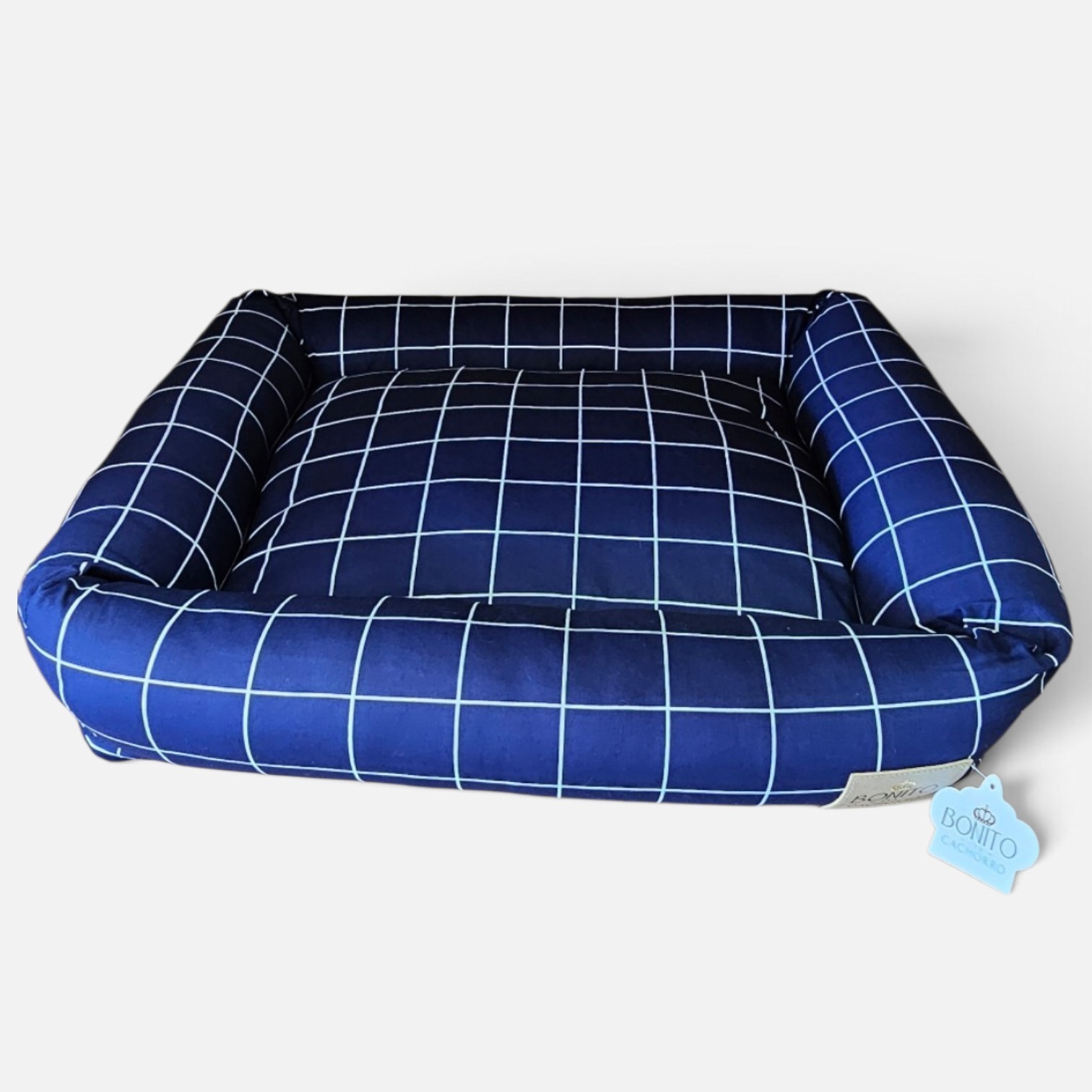 Cama Quadriculada Marinho