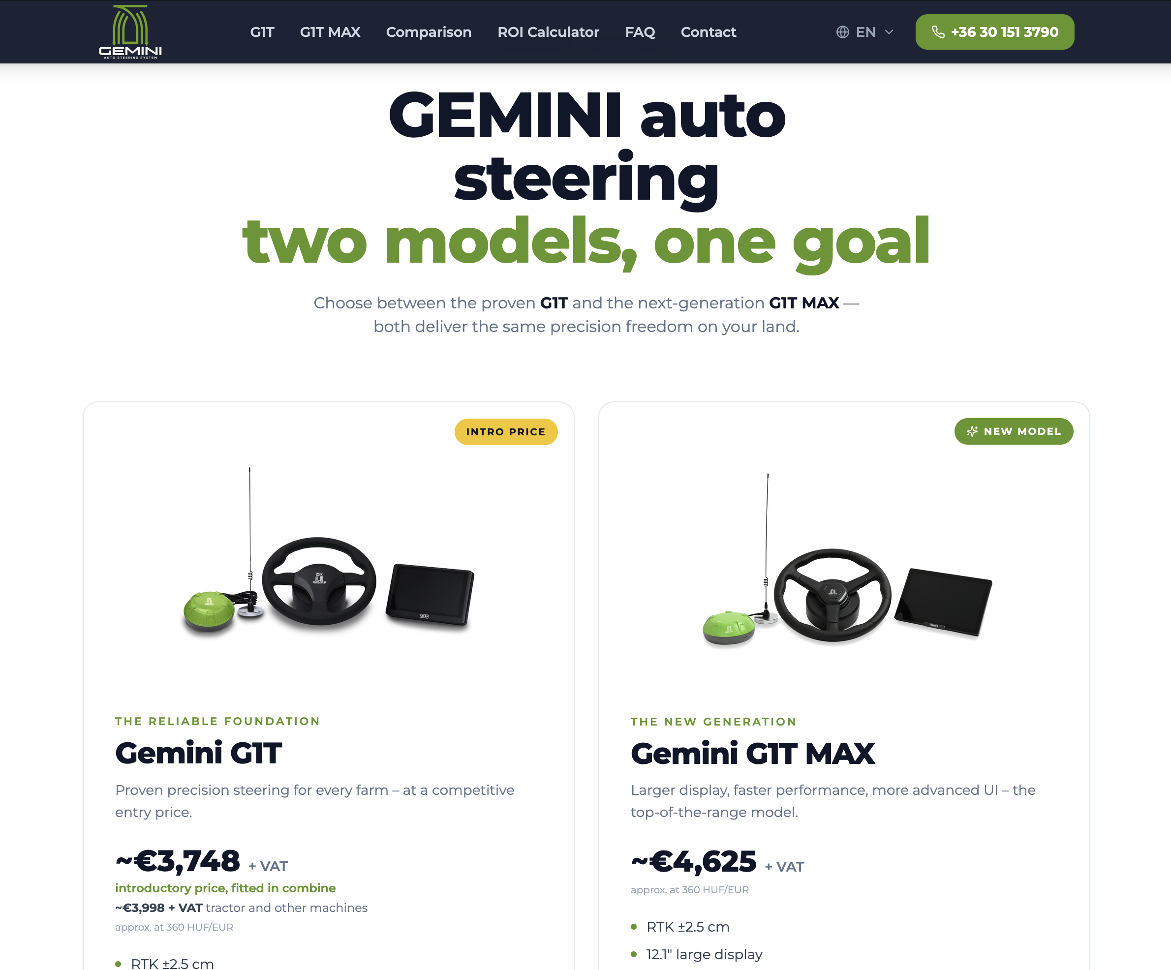 Agricultural Product Landing Page template preview