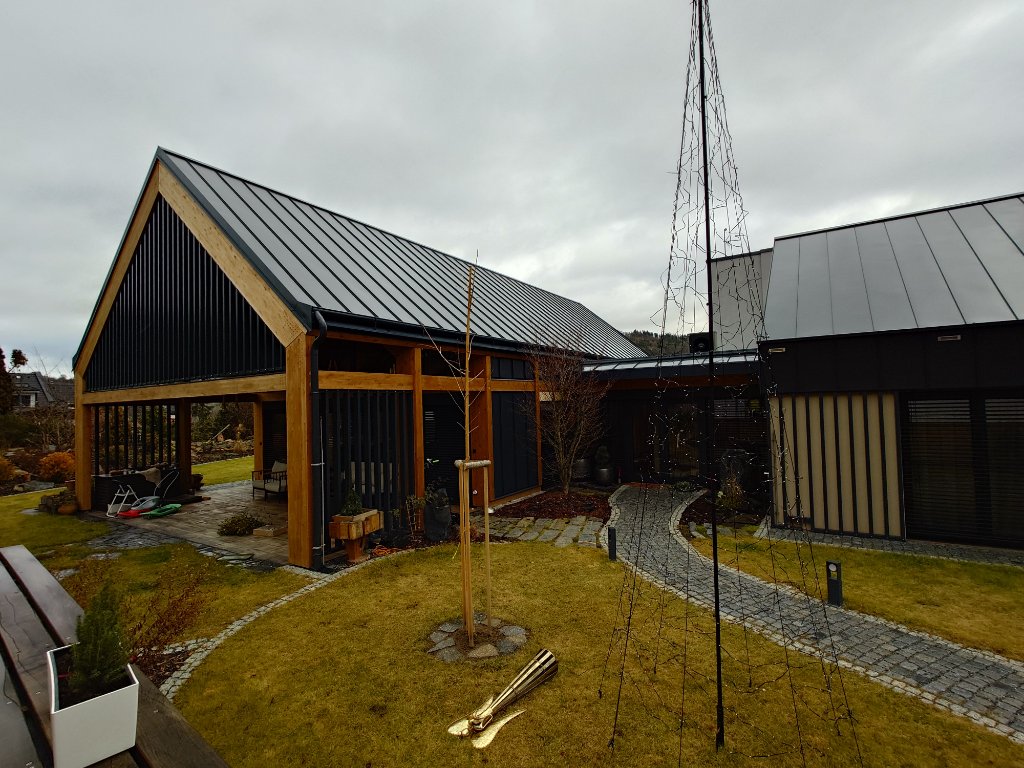 Barn Villa Votice — Winter Garden