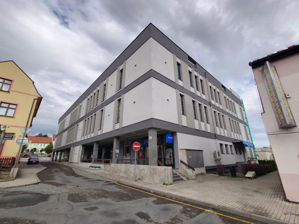 Votice Residential & Commercial Complex — Corner Facade