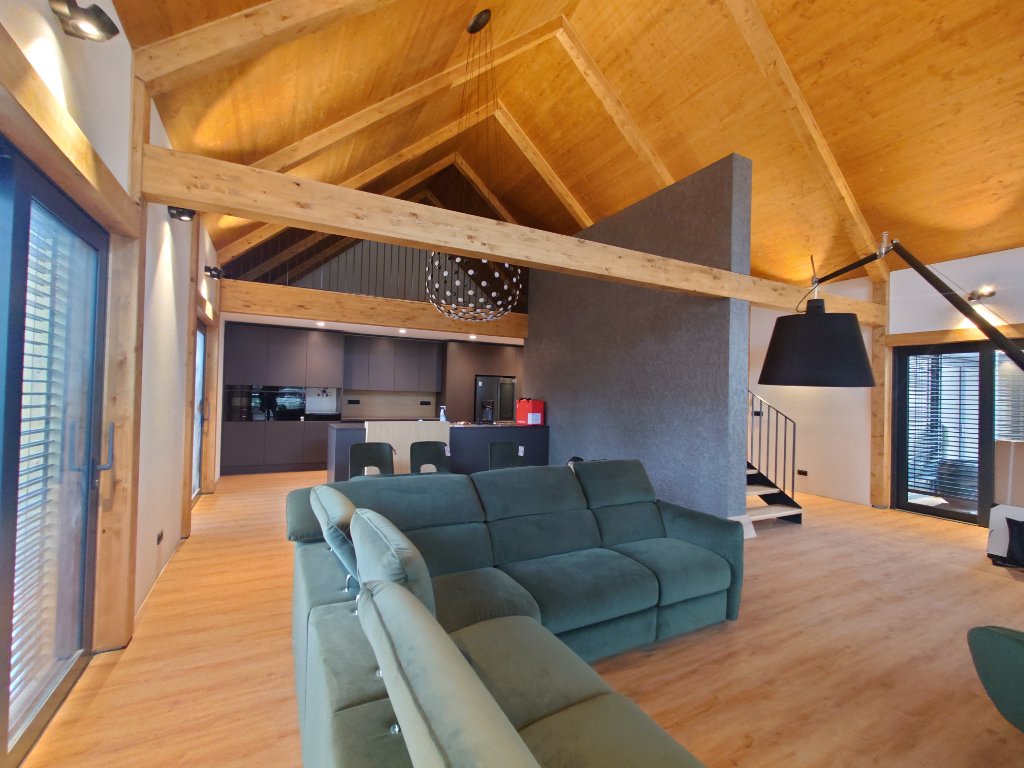 Barn Villa Votice — Living Room Overview