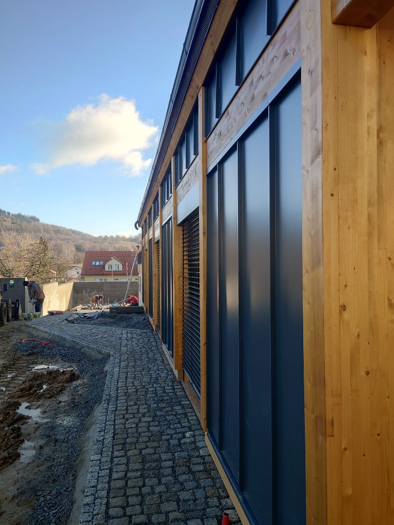 Barn Villa Votice — Facade