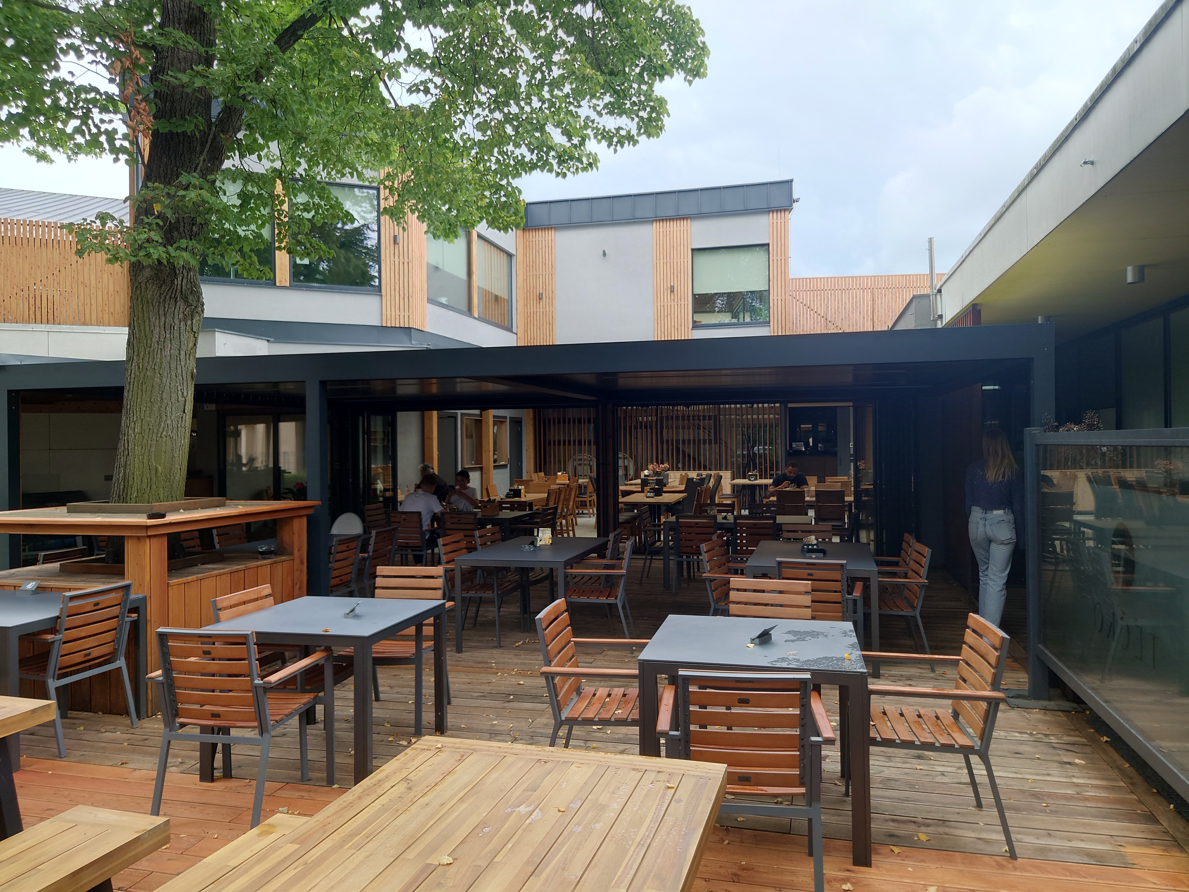 Tečko Votice Sports Club — Covered Terrace Seating