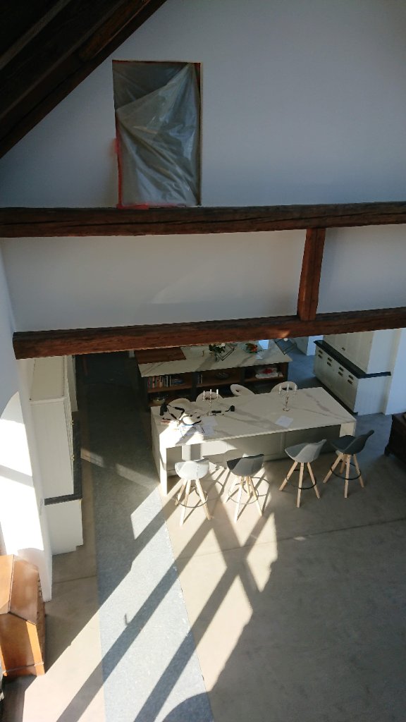 Baroque Barn House Renovation — Mezzanine View
