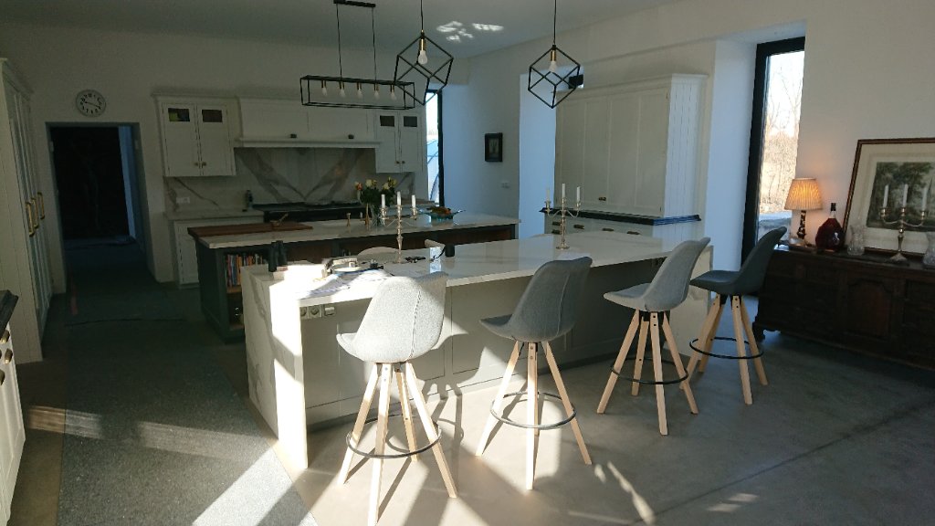Baroque Barn House Renovation — Kitchen Island