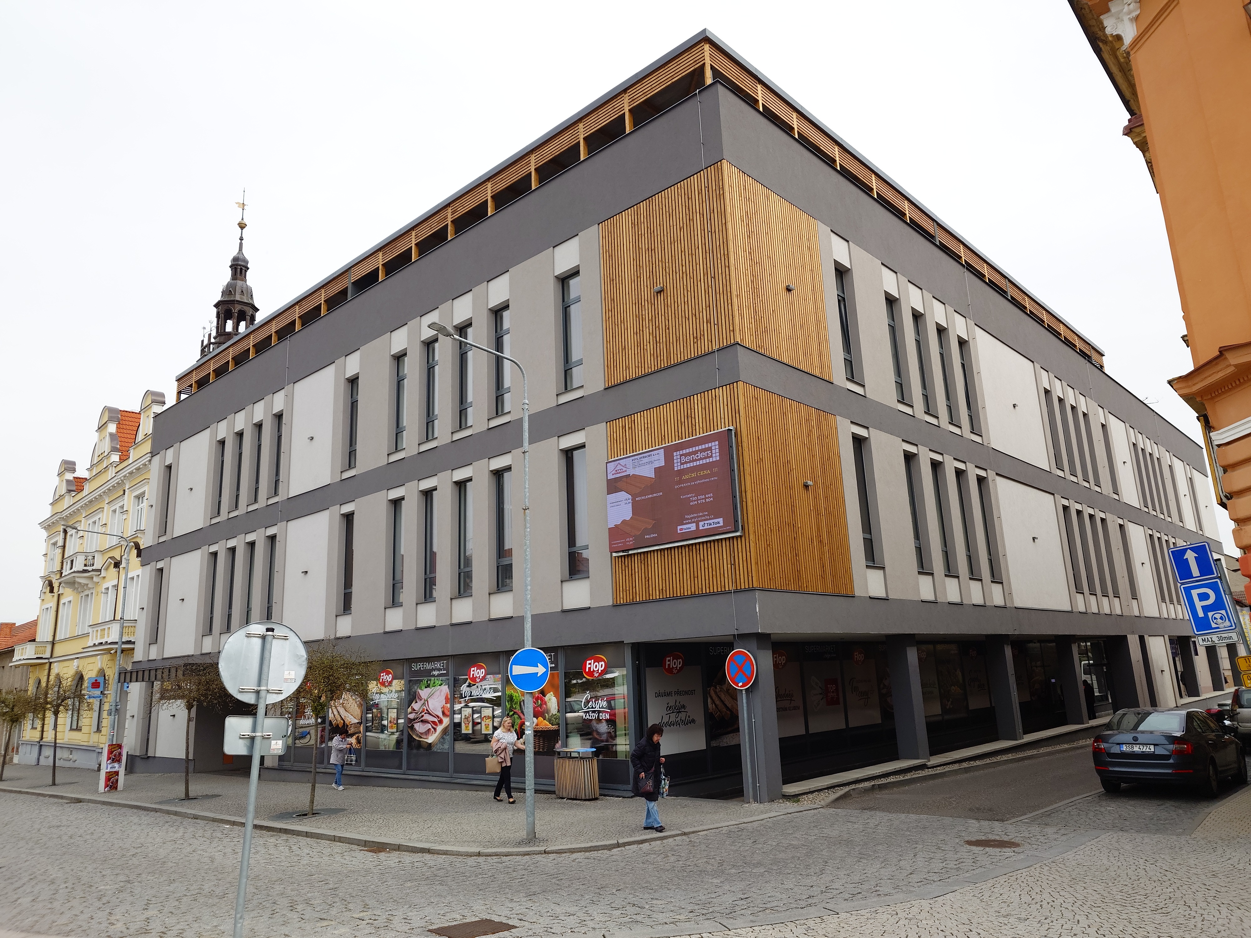Votice Residential & Commercial Complex — Street Facade