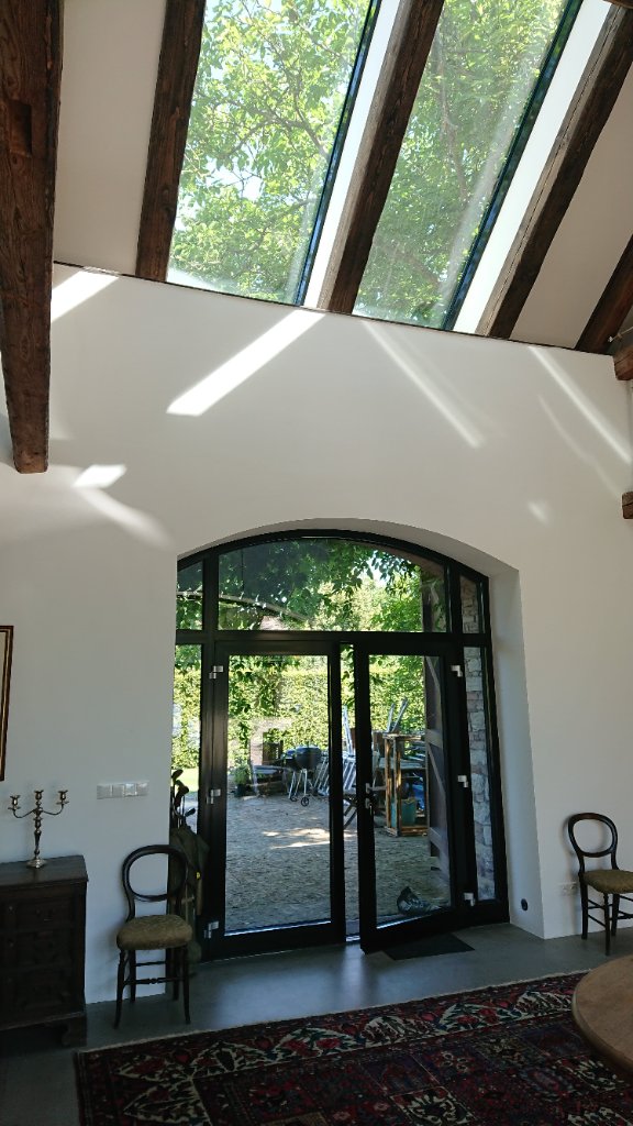 Baroque Barn House Renovation — Roof Glazing