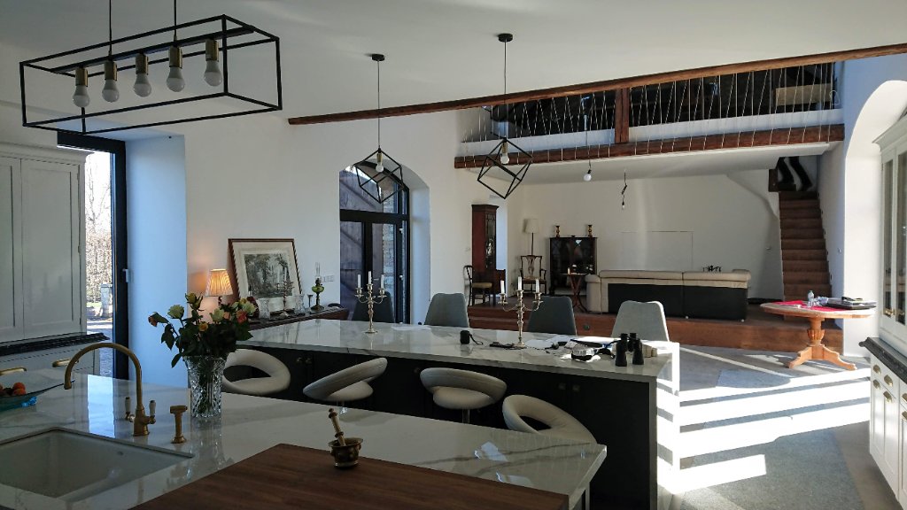 Baroque Barn House Renovation — Open Plan Living