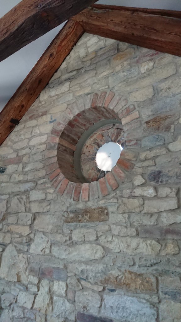Baroque Barn House Renovation — Stone Wall Detail