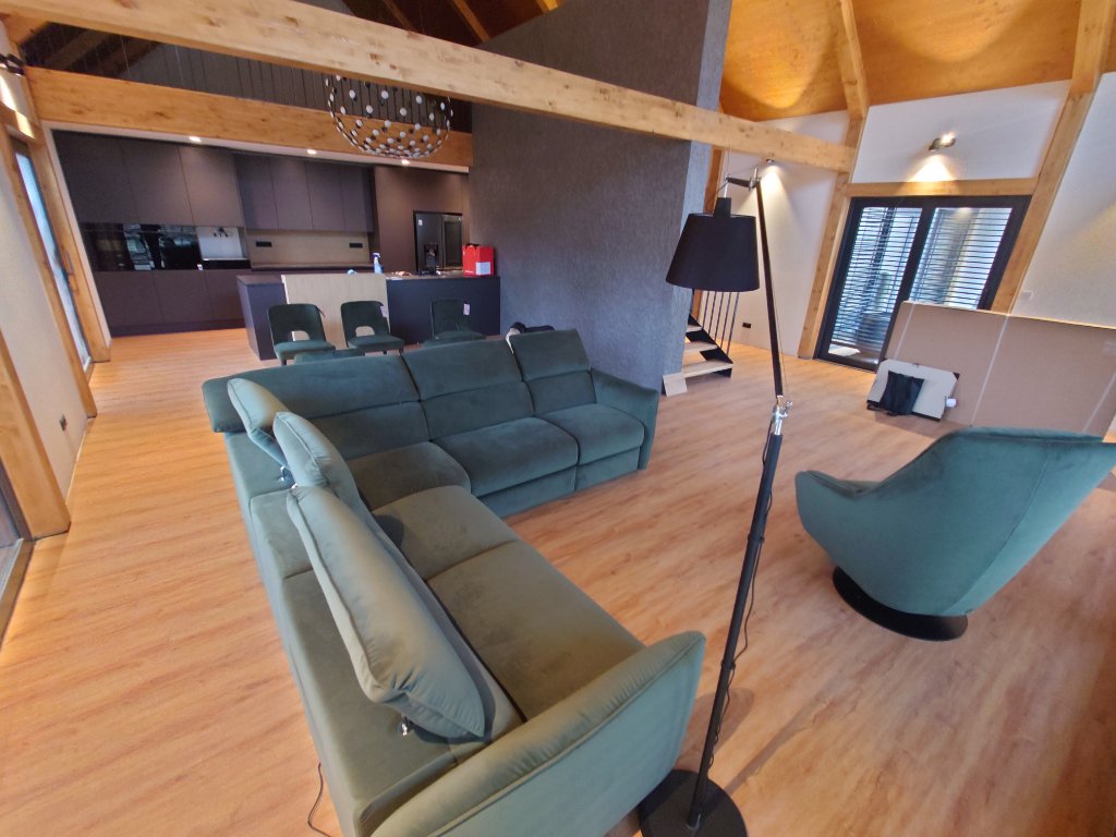 Barn Villa Votice — Living Room