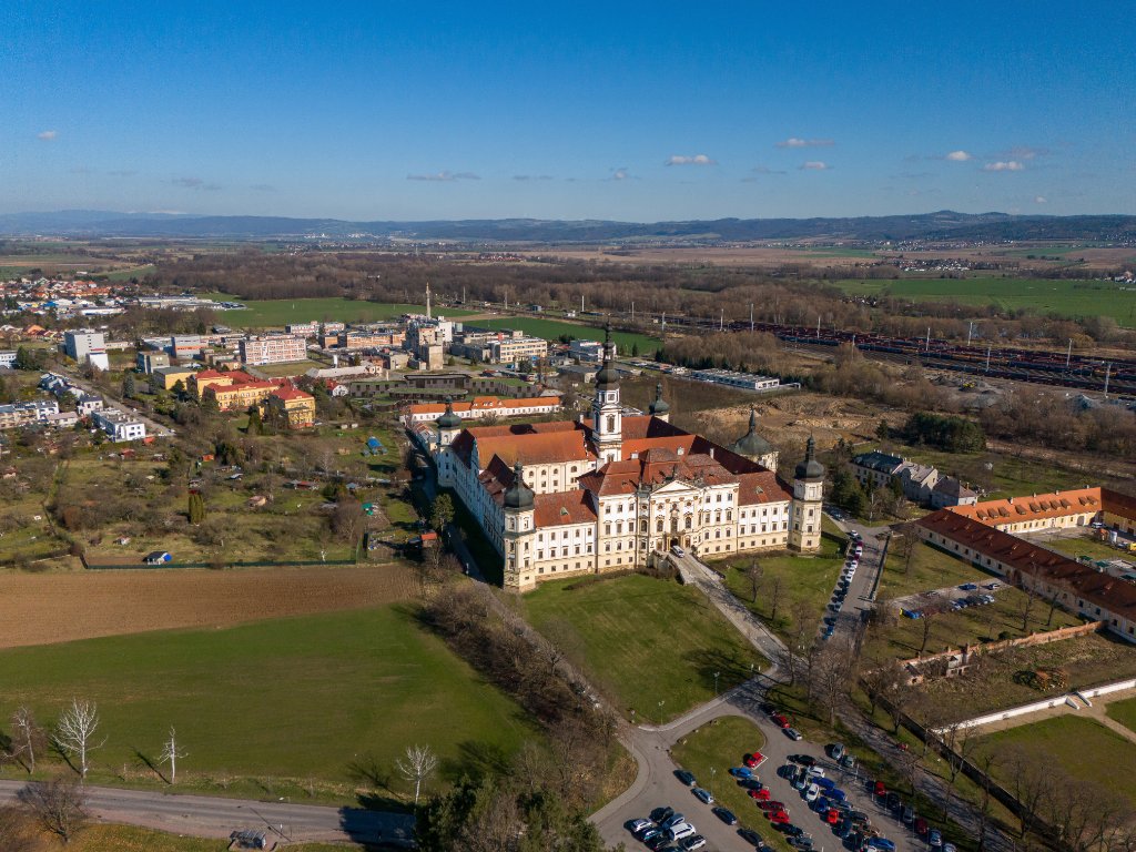 Klášterní Hradisko Olomouc — Aerial Site Photo