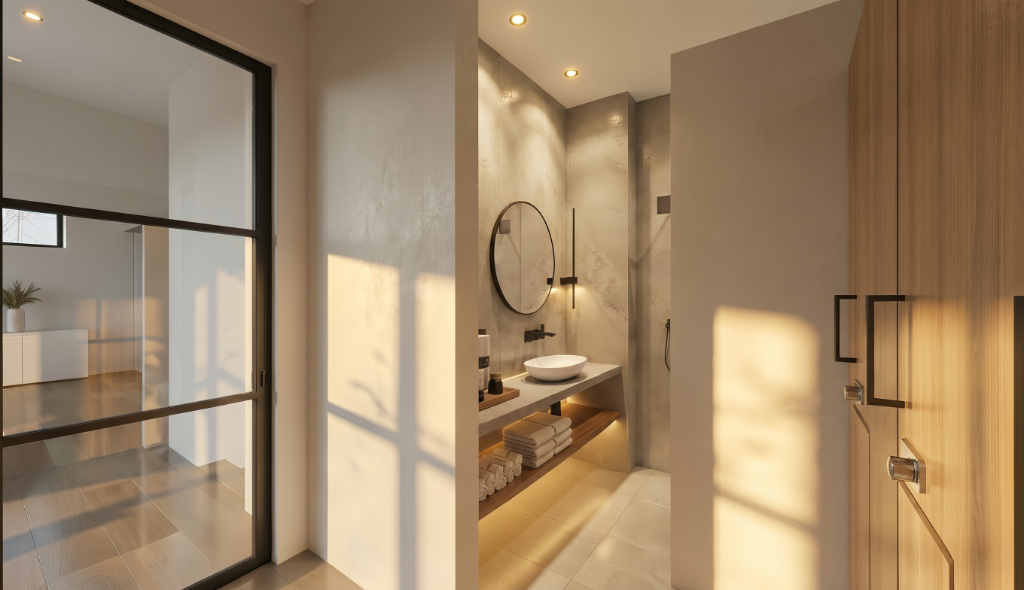 Studio Barre Prague — Reception Render Var. A