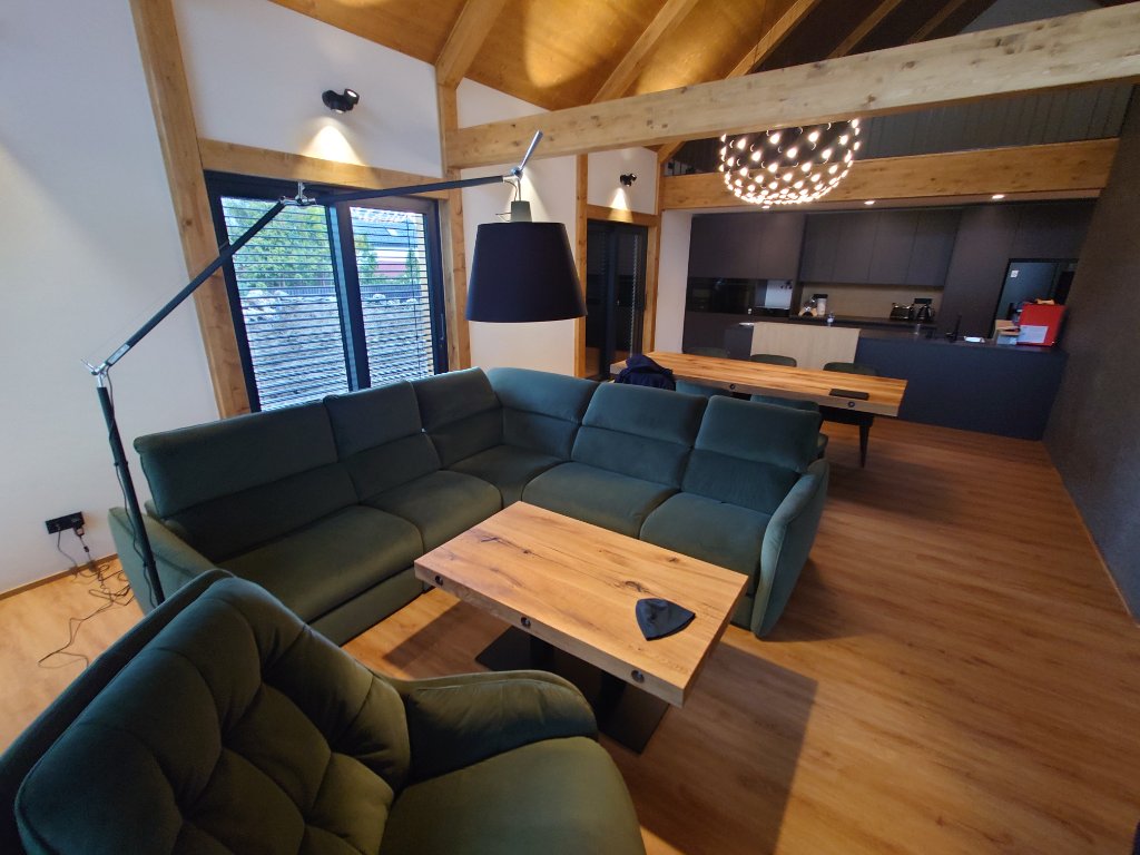 Barn Villa Votice — Interior Living Area