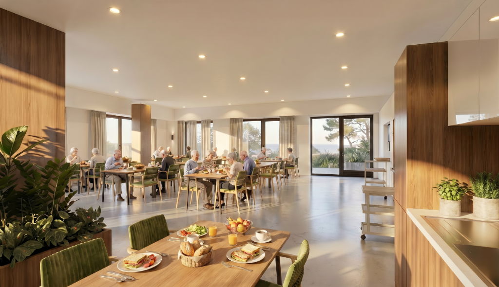 SeniorGarden Interior — Dining Room I