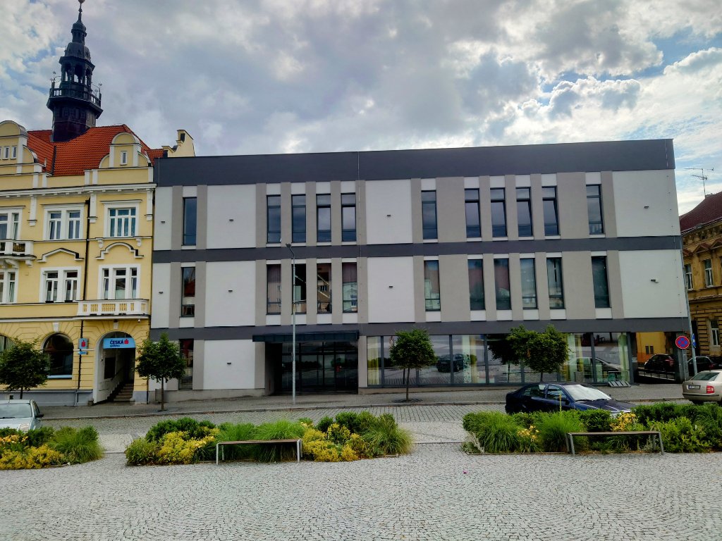 Votice Residential & Commercial Complex — Front Elevation