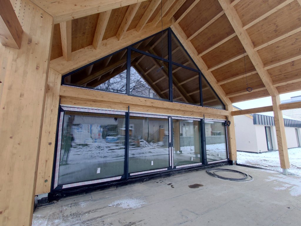Barn Villa Votice — Snow Exterior