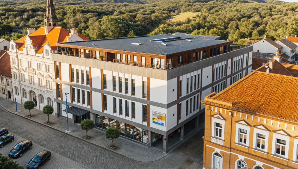Votice Residential & Commercial Complex — Day Aerial