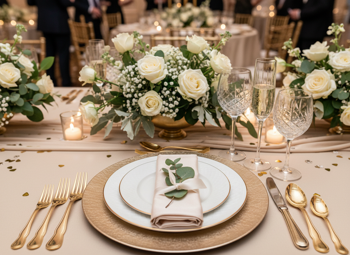 Elegant table details