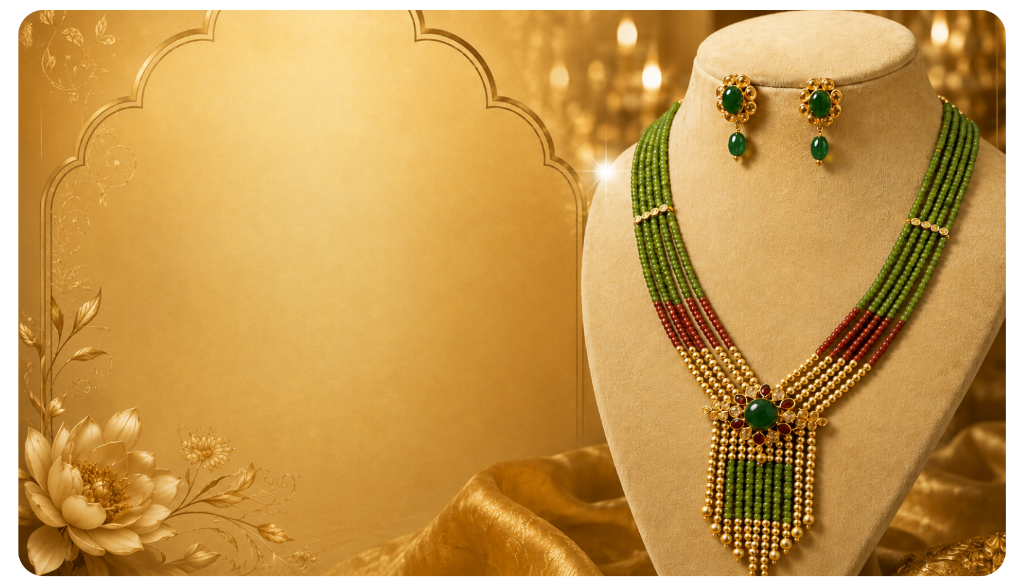 Gold Polki Jewellery