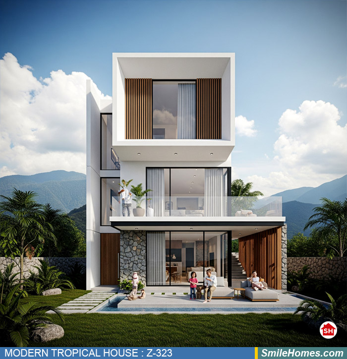 TROPICAL HOUSE 3 ชั้น