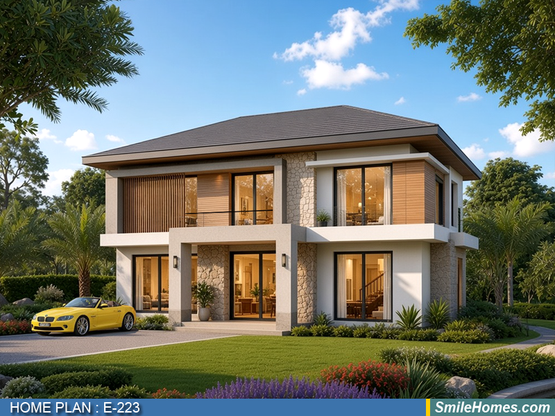 แบบบ้าน Modern Contemporary