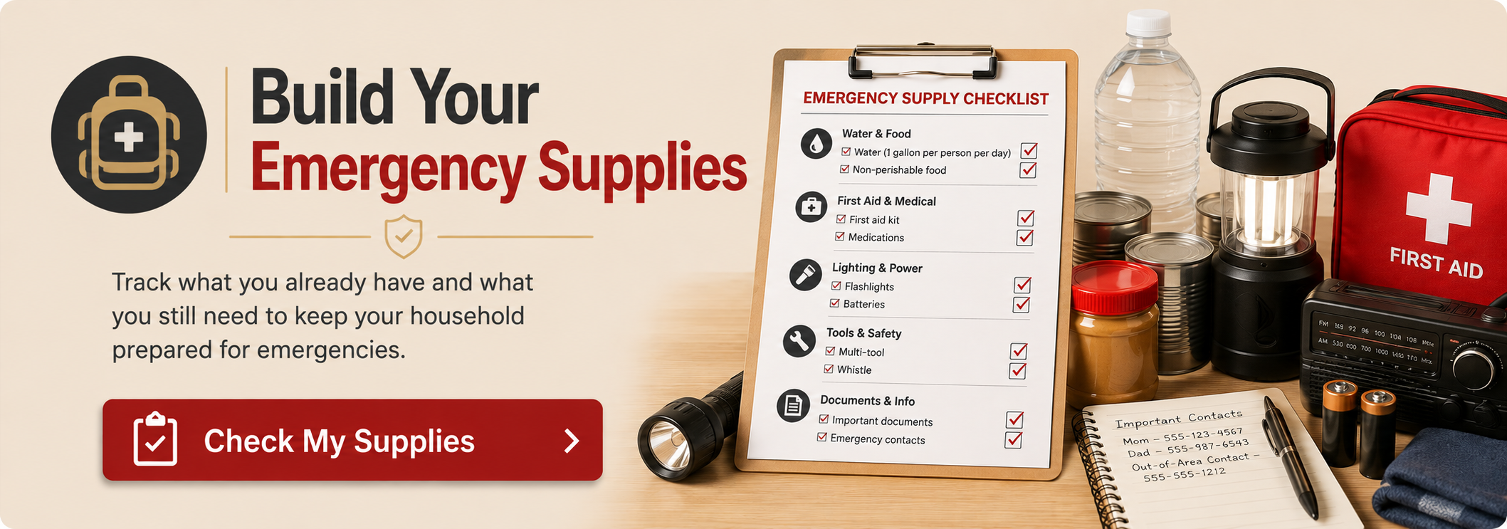 Build Your Emergency Supplies