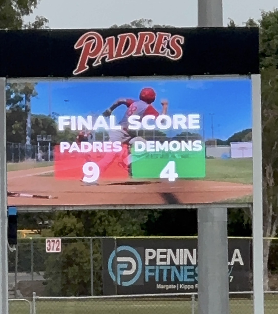 Gamepoint scoreboard example 3