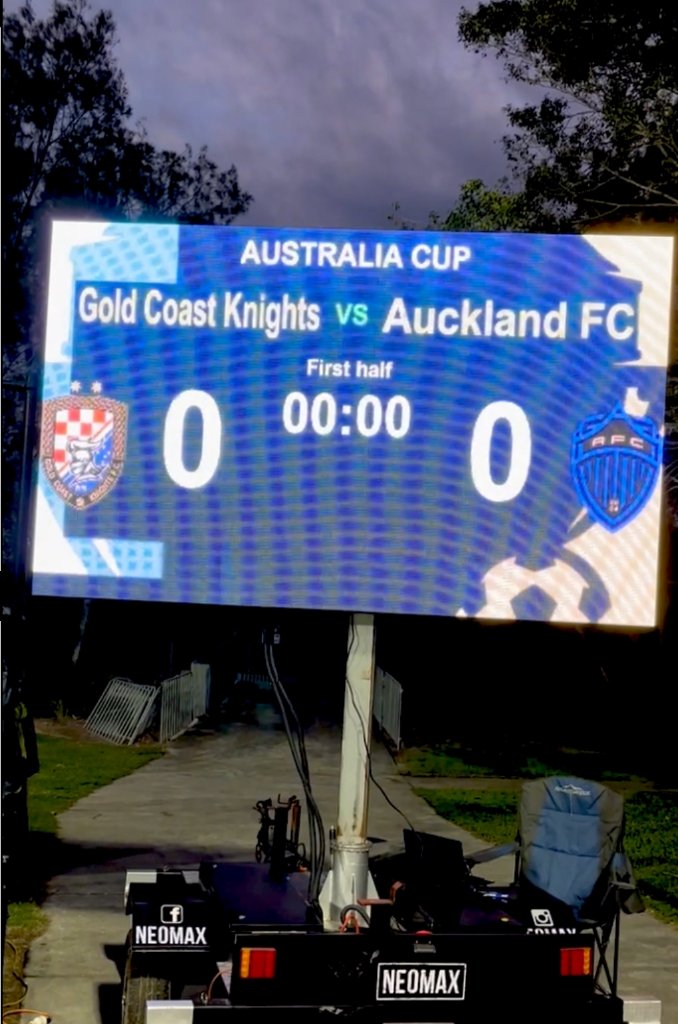 GC Knights Football Club — Scoreboard