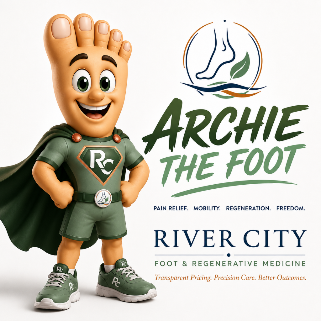 Archie the Foot — River City brand ambassador