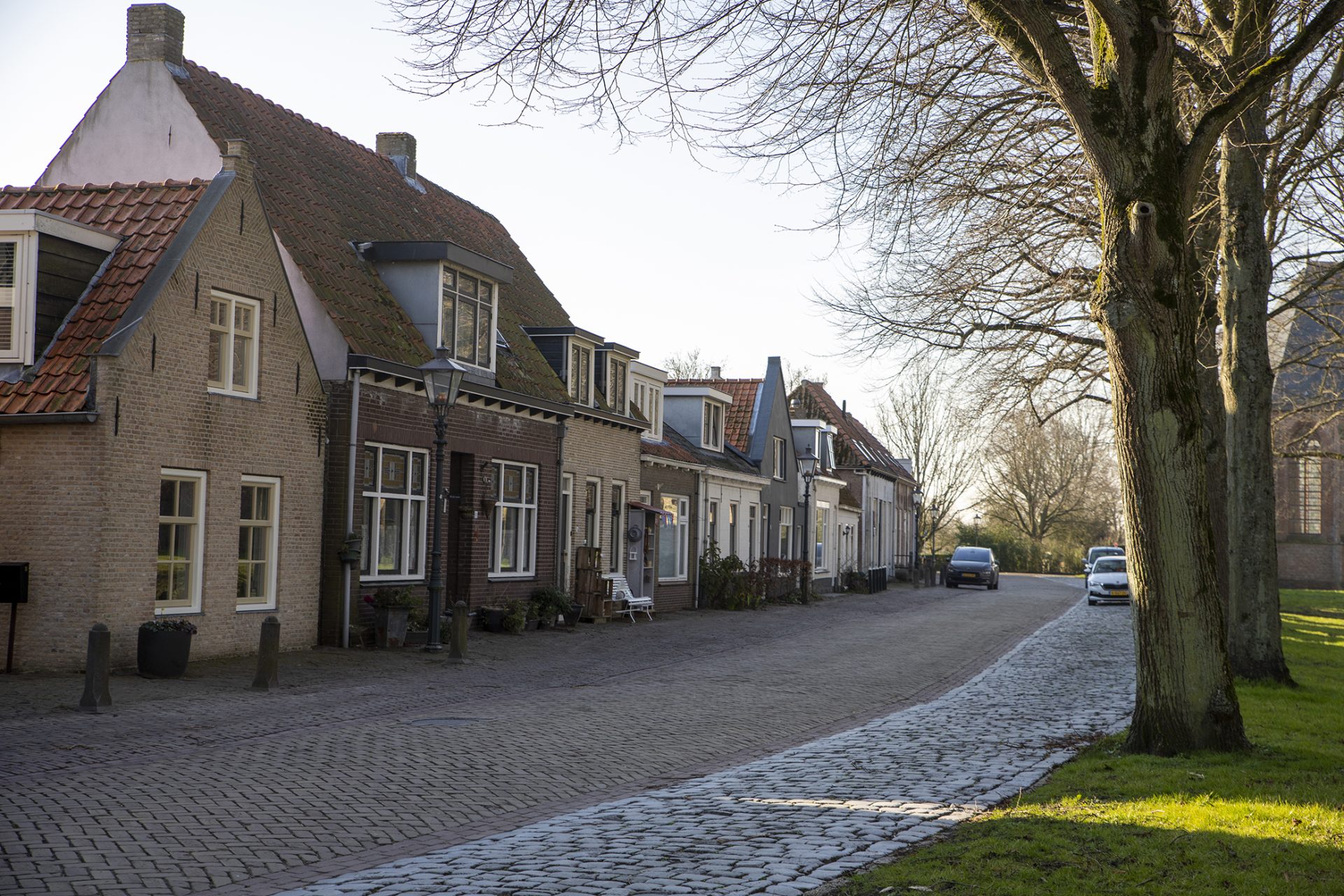 Fietsers in de Zak van Zuid-Beveland bij Nisse