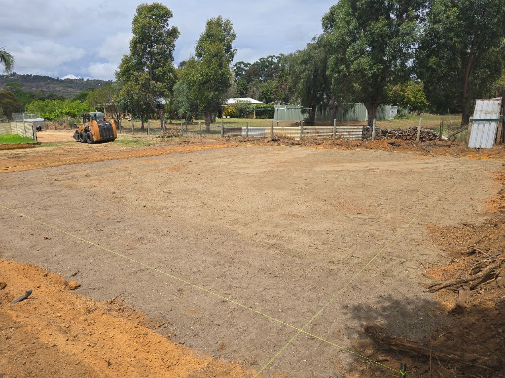 after earthworks project