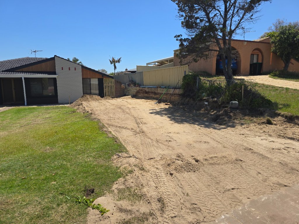 after earthworks project